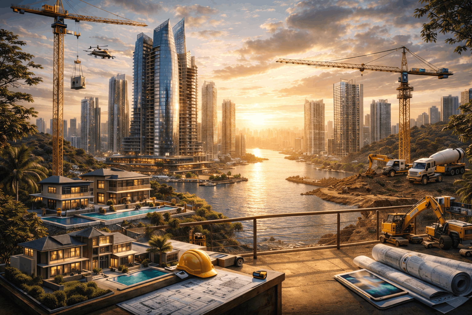 Real estate and construction category visualization